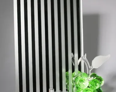 фото Зеркало декоративное узорчатое химического травления ЗЕБРА серебро