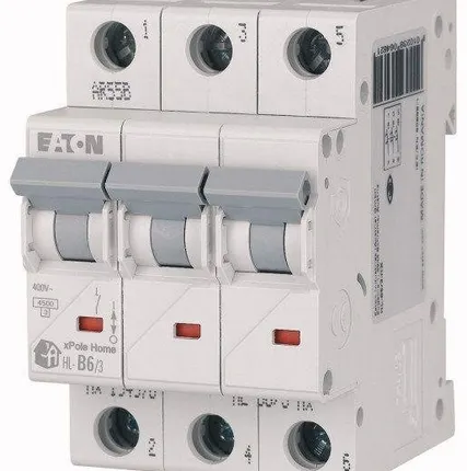 Фото №0 Выключатель автоматический модульный 3п C 63А 4.5кА HL-C63/3 EATON 194797