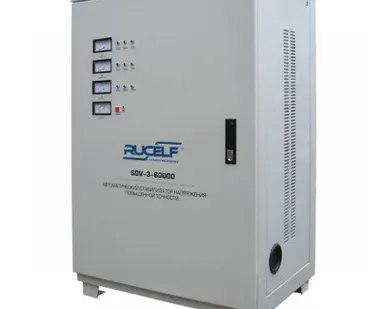фото Стабилизатор напряжения трехфазный Rucelf SDV-3-60000