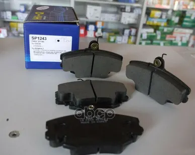 фото SP1243 SANGSIN BRAKE Колодки торм. передн. Logan Sangsin brake арт. SP1243