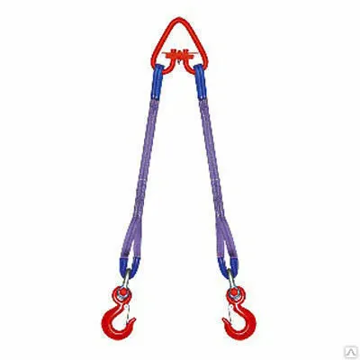 Фото №0 Строп текстильный двухветвевой 2СТ 1 т 4 м