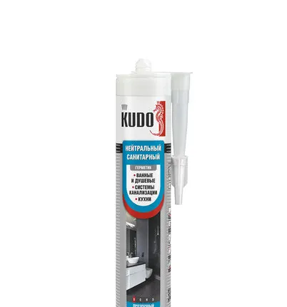 Фото №0 Герметик Нейтральный Санитарный белый KUDO KSK-131 280мл