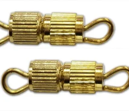 Фото №0 Застежка (замок) для бус винт 4 х 16 мм (золото)