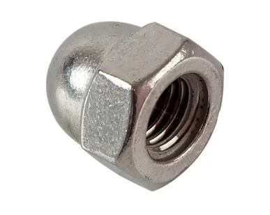 фото Гайки колпачковые, DIN 1587, оцинкованные