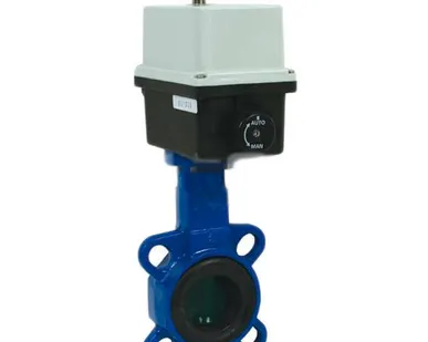 фото Затвор дисковый VFY-WA(SYLAX) Ду65 электропривод Danfoss