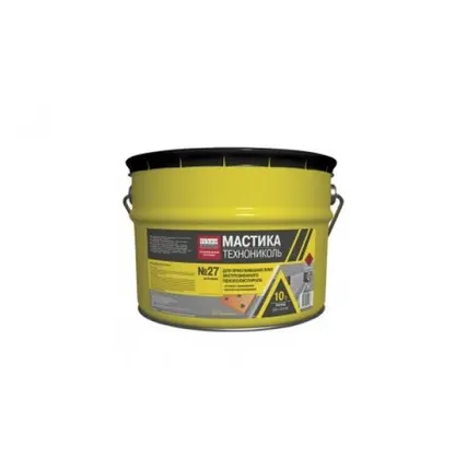 Фото №0 Мастика приклеивающая ТехноНиколь № 27 ведро 22кг