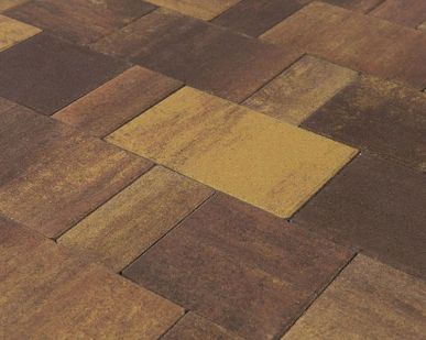 фото Тротуарная плитка СТАРЫЙ ГОРОД ЛАНДХАУС COLOR MIX Тип 24«Сафари»