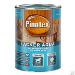 фото Лак Pinotex Lacker Aqua на водной основе, для мебели и стен, декоративно-за