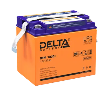фото Аккумуляторная батарея DELTA DTM 1233 I (12В / 33Ач)