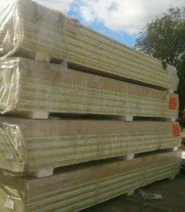 фото Сэндвич-панель минвата 100 мм длина 5.99 метра