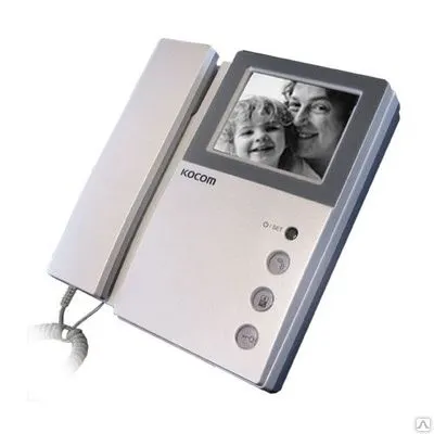 Фото №0 Монитор KOCOM KVM-301Vizit подъездного видеодомофона ВИЗИТ, ЦИФРАЛ, МЕТАКОМ