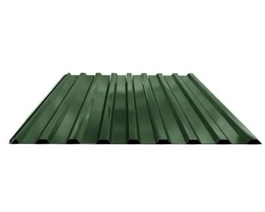 фото Профнастил окрашенный 0.5x750 зеленый мох