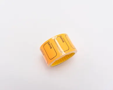 фото Ценник ролик. оранжевый 20*30мм (100рол.) ЭКОНОМ