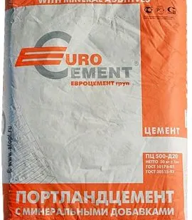 фото Цемент М-500 Д0 Евроцемент,50 кг