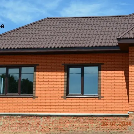 Фото №0 Кирпич облицовочный Голицынский, абрикосовый, гладкий, евро 0,7НФ