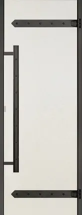 Фото №0 Дверь в хаммам Harvia LEGEND 9х21 (прозрачная, черная коробка алюминий), DA92104L