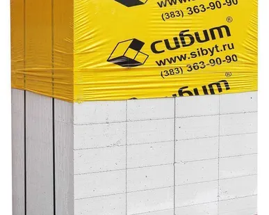 фото Газобетон Сибит Б, 625x250х100мм