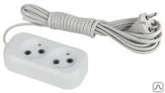 фото Удлинитель ЭРА без зеземления 1300Вт, 3гн, 5м 20/700