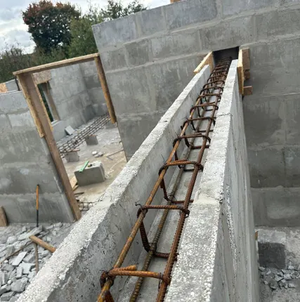 Фото №5 Перемычки полистиролбетонные ППБ -150.lV/50 ППБ -180.l/50 ППБ -180lV/50 Д400