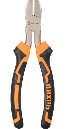 Фото №0 Бокорезы, 180мм., никелированные, двухкомпонентные рукоятки, Вихрь