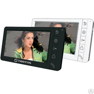 фото Видеодомофон цветной Tantos совместимый с подъездным координатным домофоном