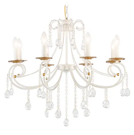 Фото №0 Светильник подвесной AMBRELLA LIGHT TR4917/8 WH/GD D740х930 белый/золото