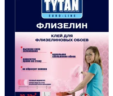фото Клей обои 0,25кг TYTAN_EUROLINE_флизелин (12) ЭК