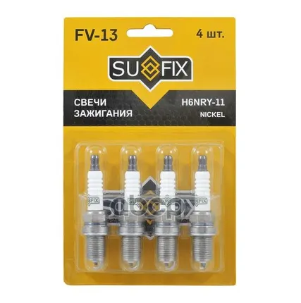 Фото №0 Свеча Зажигания (Nickel) SUFIX арт. FV13