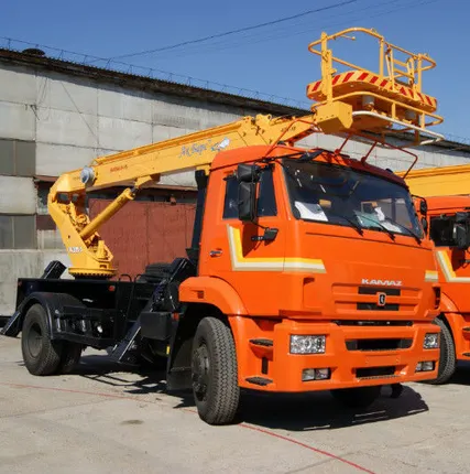 Фото №0 Автогидроподъемник АПТ-18 на шасси КамАЗ-43253