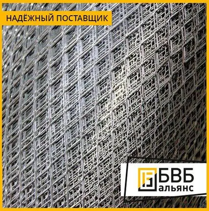 Фото №0 Сетка просечно-вытяжная ЦПВС оцинкованная №20 (0,5 мм)