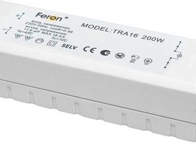 фото Трансформатор электронный 60w 12v с защитой