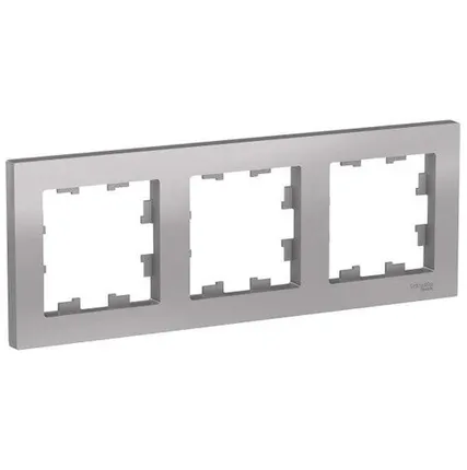 Фото №0 Рамка SE ATLAS 3 местная, алюм.