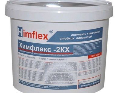 фото Химически стойкий клей для плитки (двухкомпонентный) Химфлекс-®2кх