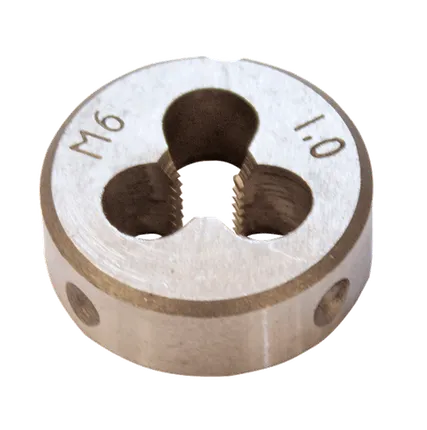 Фото №0 Плашка М 6 TOPEX 25*9 мм