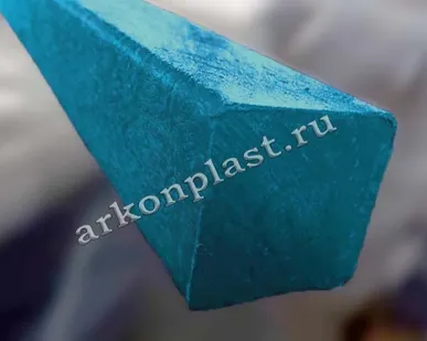фото  Пластиковый брус для скамеек 40*40*2400 цветной