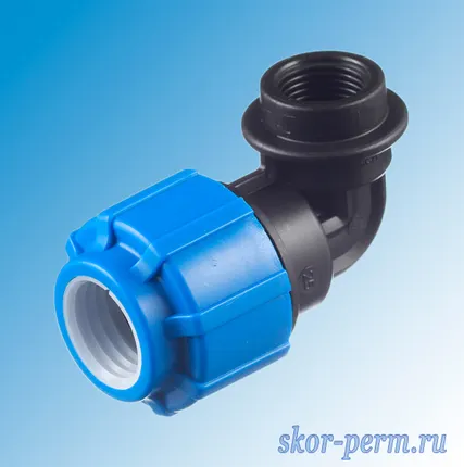 Фото №0 Угольник ВР 25х1/2 ПНД