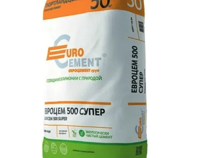 фото Цемент Евро М-500  50кг