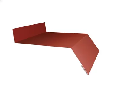 фото Отлив простой 150 0,45 PE с пленкой RAL 8004 терракота