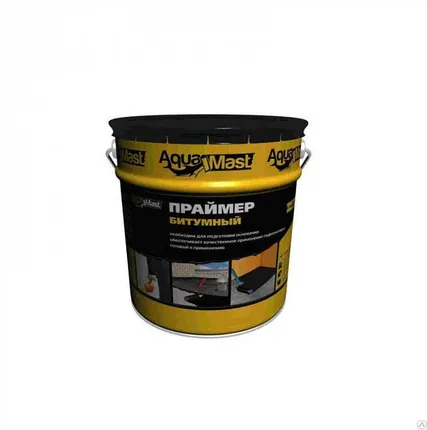 Фото №0 Праймер битумный готовый AquaMast 3 л