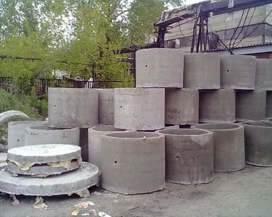 фото Кольца бетонные колодца