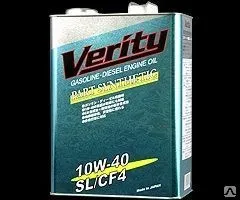 Фото №0 Моторное масло Verity Part Synthetic 10W-40 SL/CF-4