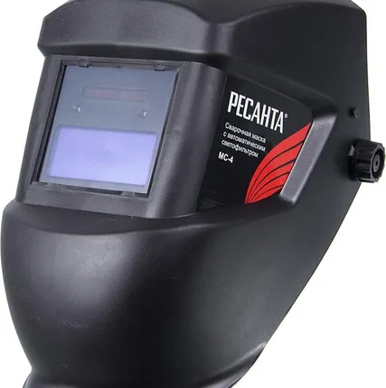 Фото №0 Маска сварочная МС-4 (без регулир. чувств. и задержки времени; задержка откр. 0.5с; сенсор чувств. пост.; светофильтр; ТСК 2101) Ресанта 65/34