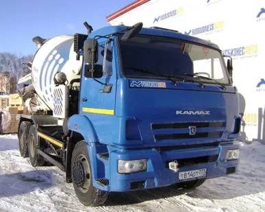 фото Автобетоносмеситель 58147А шасси КАМАЗ-65115-L4, б/у (2015 г.в., 49 825 км)