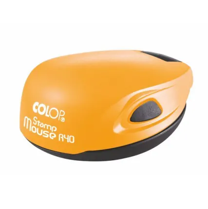Фото №0 Печати-С COLOP Stamp Mouse R40 Оснастка для печати диам. 41,6 мм (Карри, Синий)