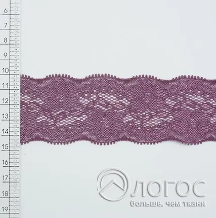Фото №0 Кружево стрейч 106174, т.сиреневый