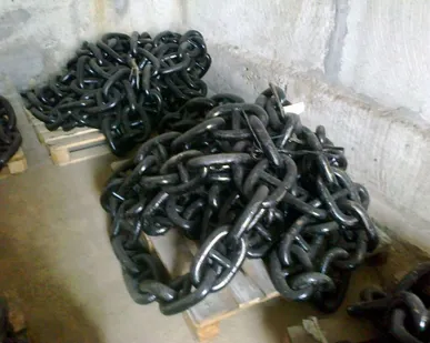 фото Цепь металлическая калиброванная