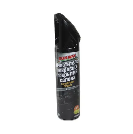 Фото №0 Автоаксессуары RUNWAY Очиститель ковровых покрытий салона Runway Carpet Foam Cleaner, 650 мл