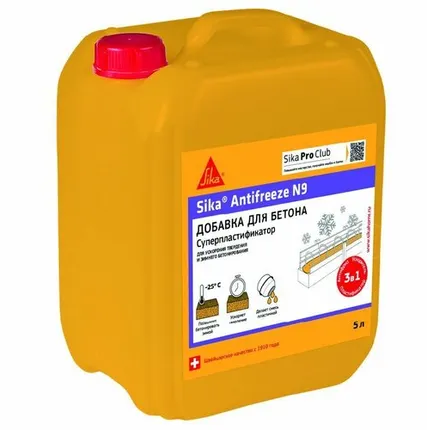 Фото №0 Добавка в бетон Sika Antifreeze 5L