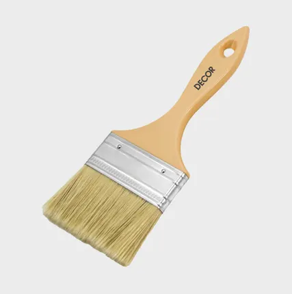 Фото №0 Кисть плоская Пятница 65*14 светлая щетина пластиковая ручка НАМЕРЕНИЕ