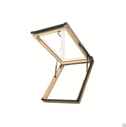 Фото №0 Окно-люк для выхода на крышу Fakro WSZ с универсальным окладом 86х86 см